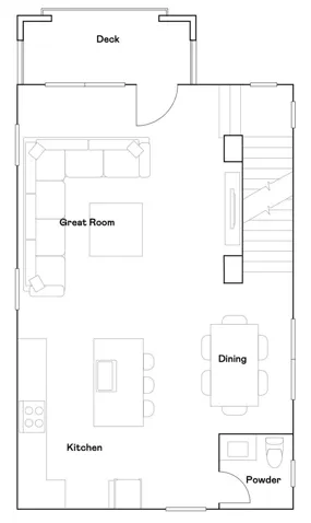 Residence 2 - level 2 floorplan
