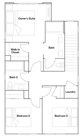 Residence 2 - level 3 floorplan