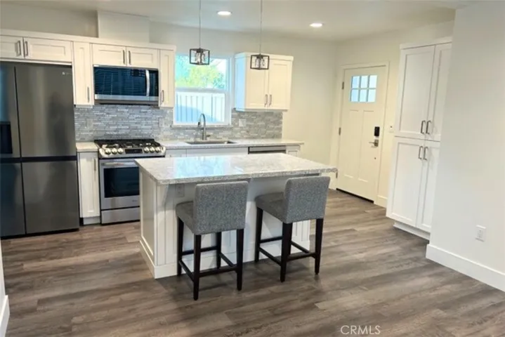 Kitchen and entry