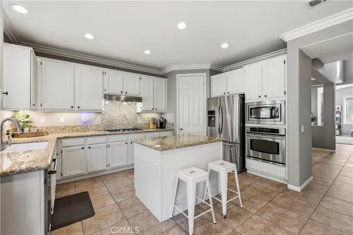 stainless appliances including refrigerator