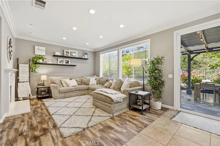 open to patio