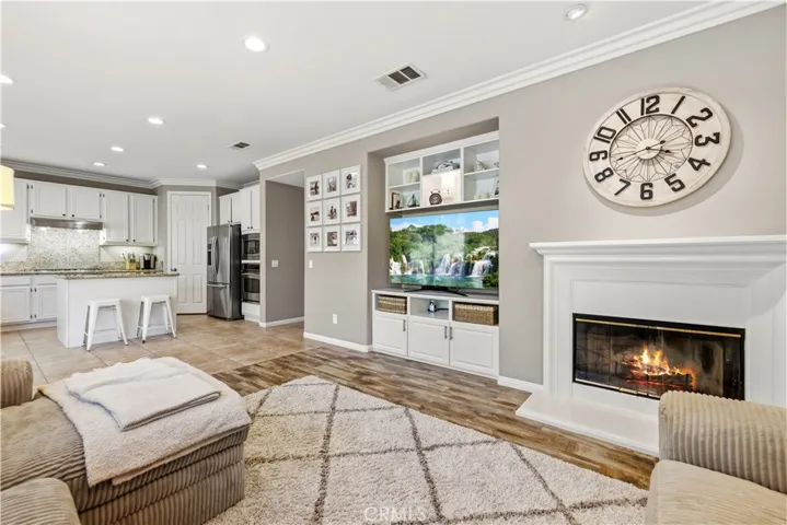 open to kitchen