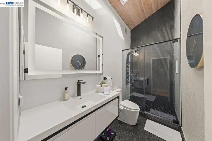 Hall Bath with skylight