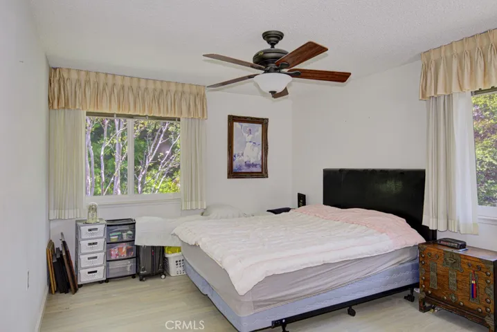 Being an end unit, the primary bedroom has an added window (at far right in this photo).