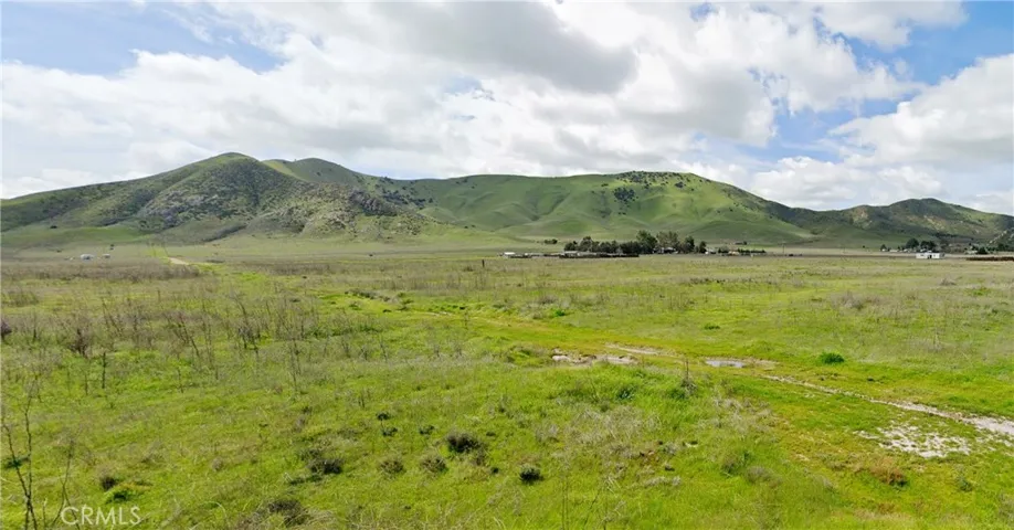 Panoramic View of Left side of West Hills from Soda Lake Road and lot
