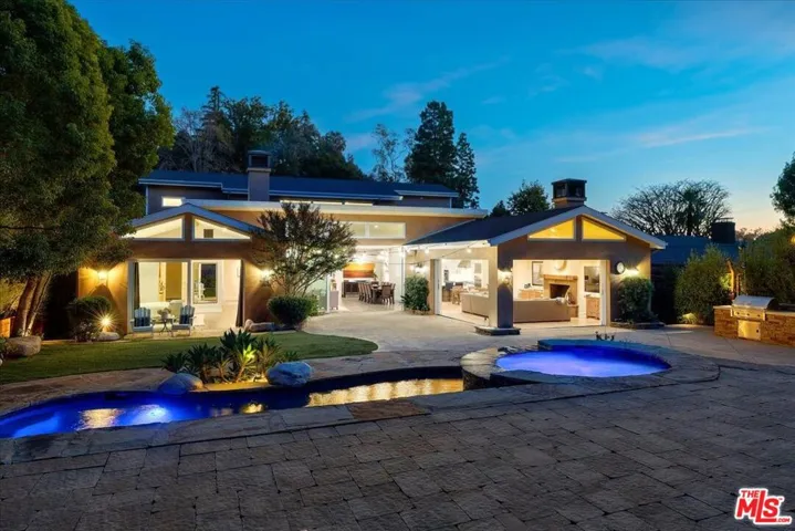 Backyard in the evenings