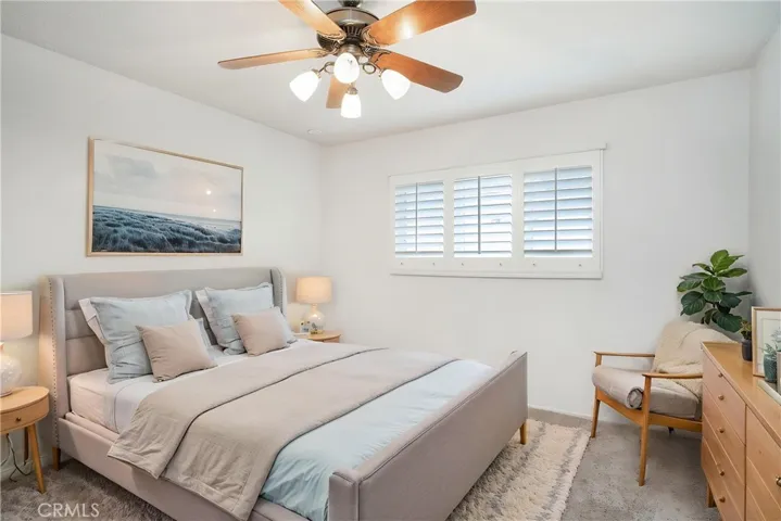 Bedroom with virtual staging