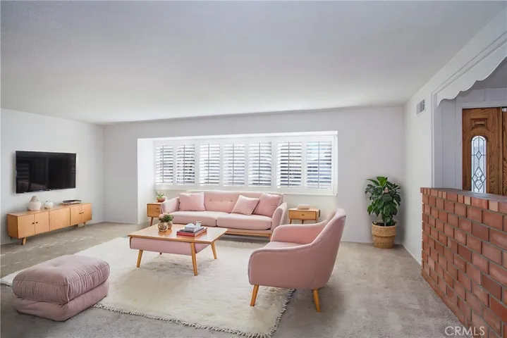 Living Room with virtual staging