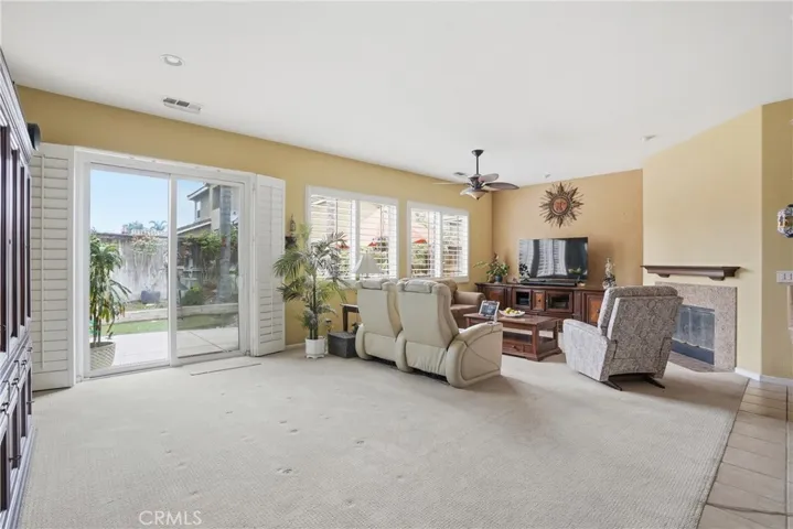 Dining Area With Great Room In Background