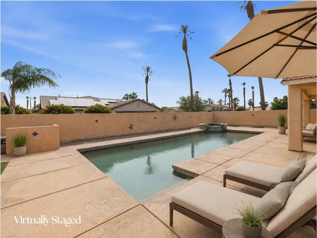 Virtually Staged Back Patio