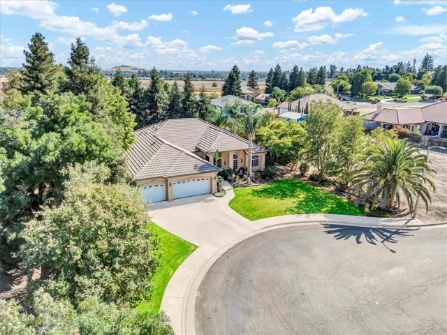 Front of house - aerial view