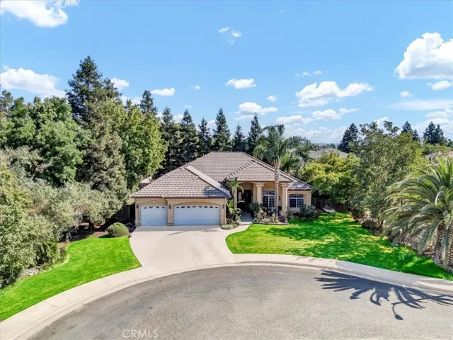 Front of house - aerial view