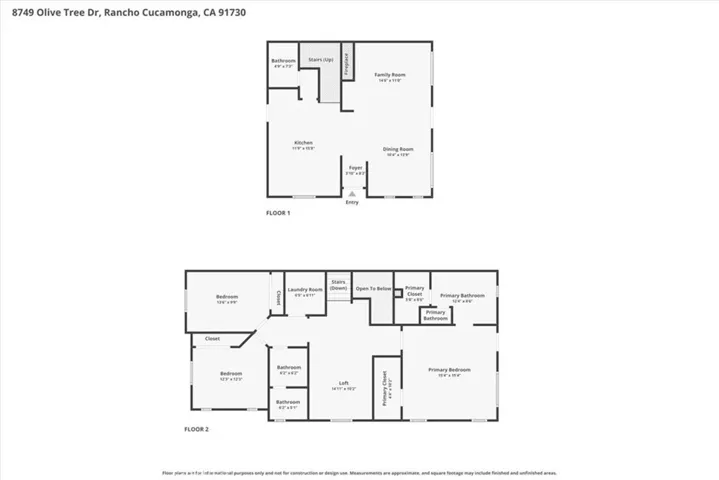 8749 Olive Tree Drive, Rancho Cucamonga, California 91730