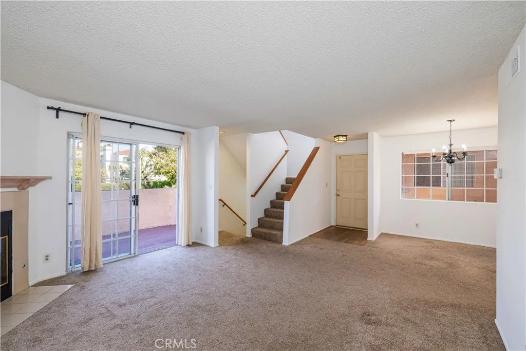 Living room and entry