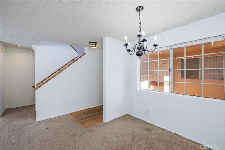 Dining room and entry