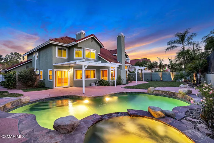Sunset Back View