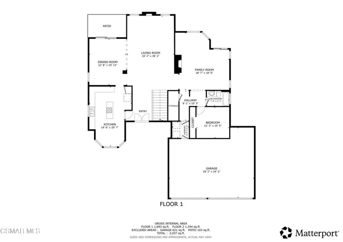 Floorplan Level 1