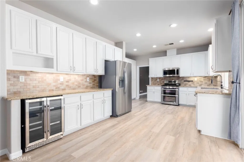 Refridgerator/ Wine Fridge Included