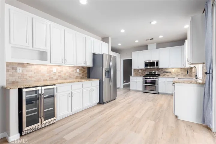 Refridgerator/ Wine Fridge Included
