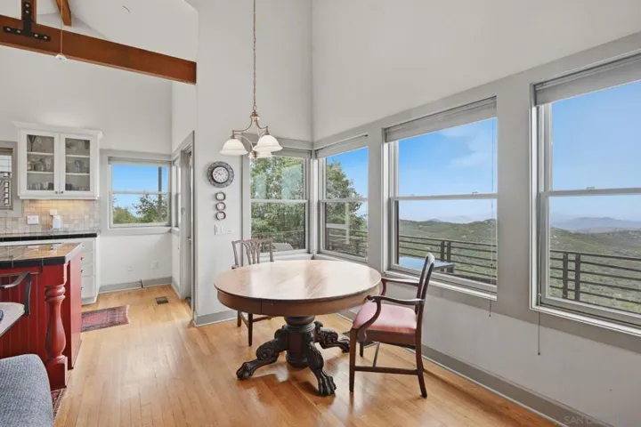 Kitchen is open to the Living Room and spectacular views
