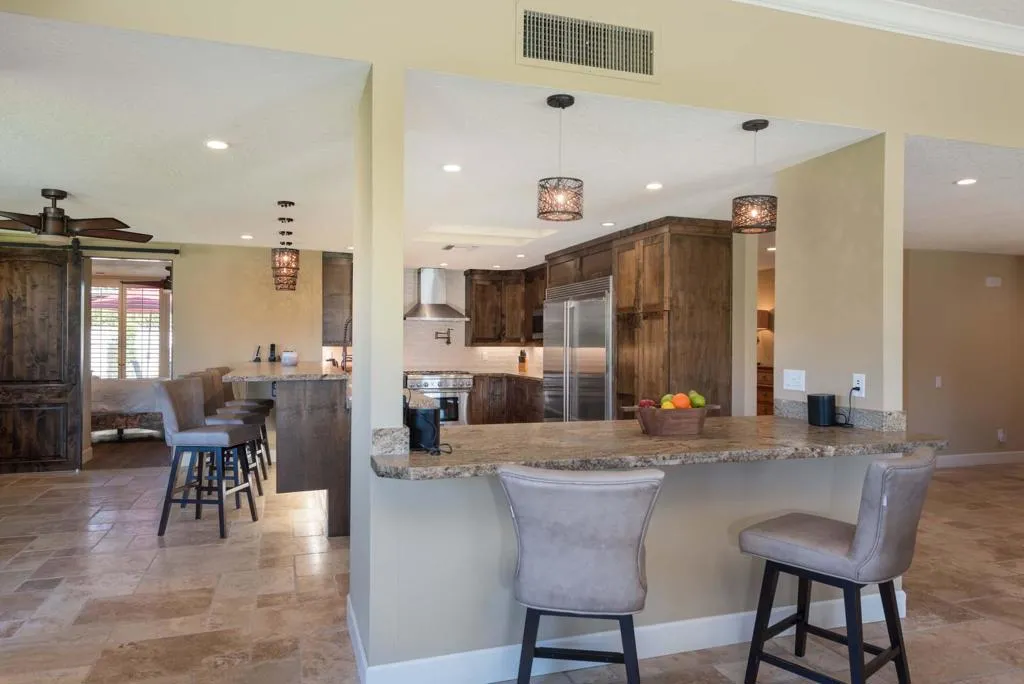 Bar To Kitchen