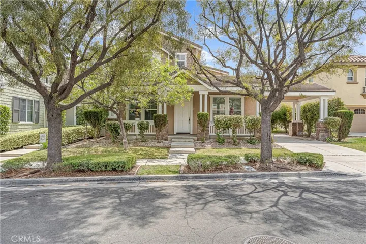 front of the house