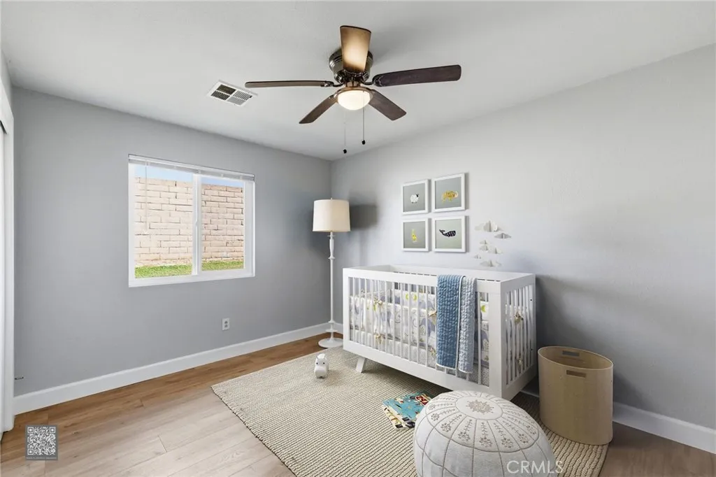 Digitally staged to show potential layout.