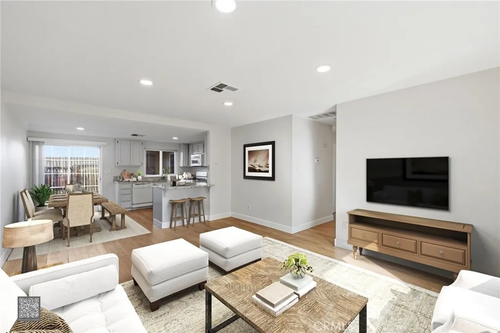 Digitally staged to show potential layout.