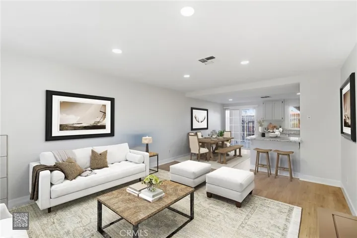 Digitally staged to show potential layout.