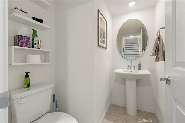 Haft bath in second floor