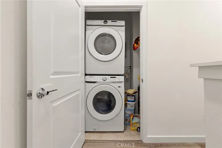 Washer dryer in closet