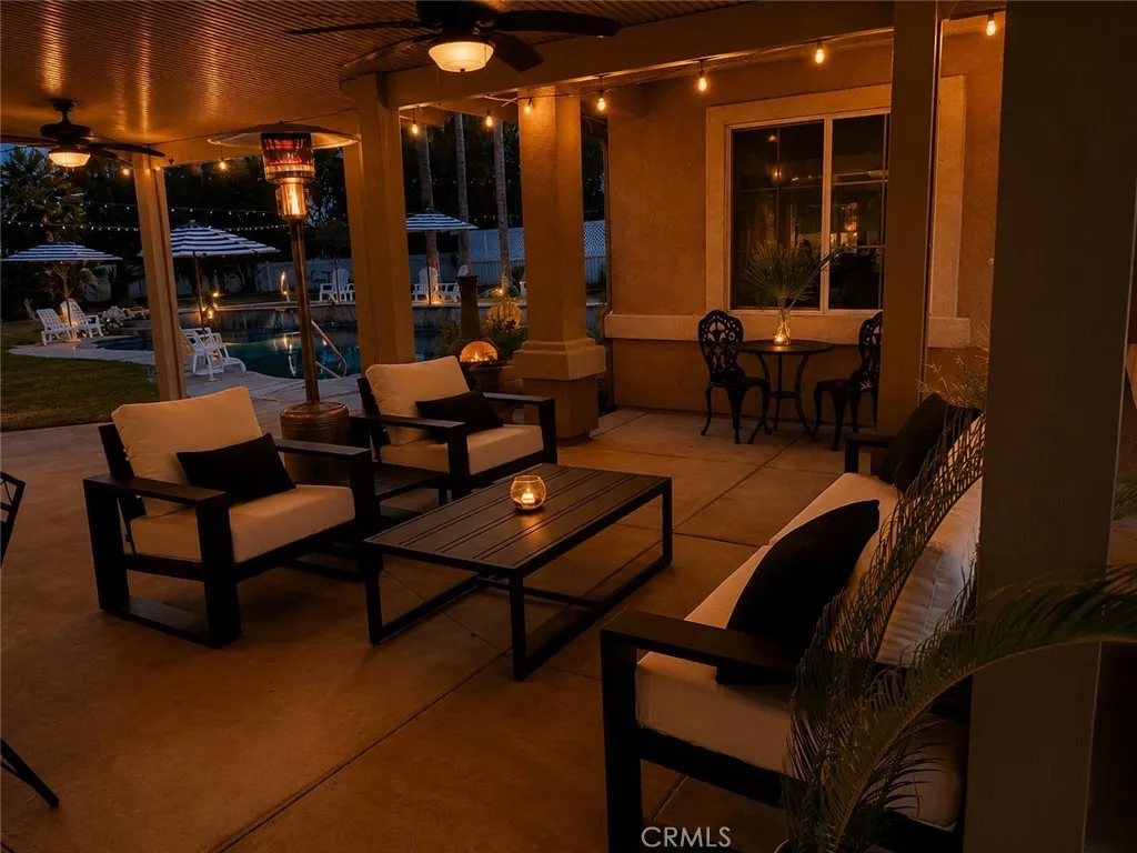 Lanai at night time