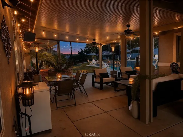 Lanai at night time
