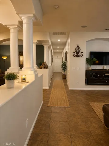 hallway to rooms