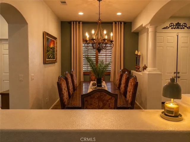 side formal dinning room