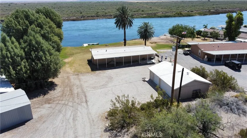 Aerial view from back of lot