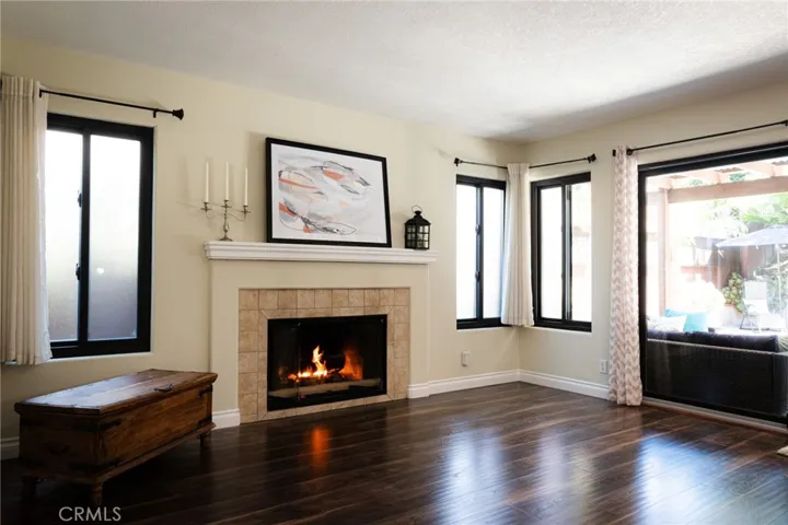 Second living room & patio door