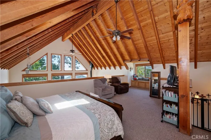 Top Level Primary Bedroom/Loft