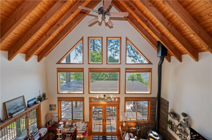 Looking Out From Top Level Primary Bedroom/Loft