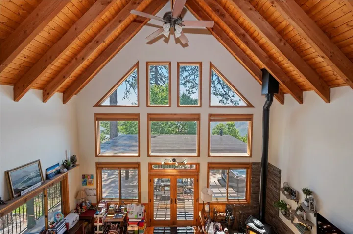 Looking Out From Top Level Primary Bedroom/Loft