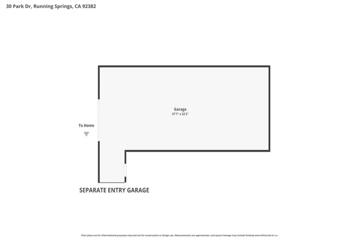 Lower Garage Floorplan