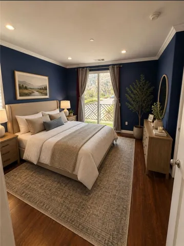 MASTER BEDROOM - VITUALLY STAGED