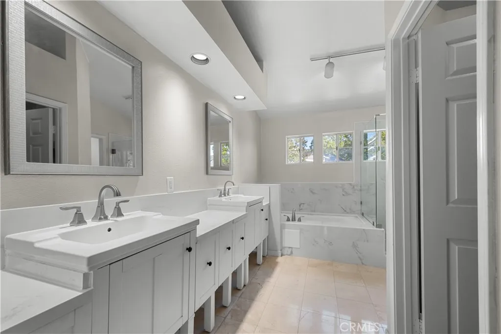 Master Bathroom with Dual Sinks