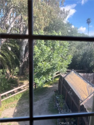View of creek from master