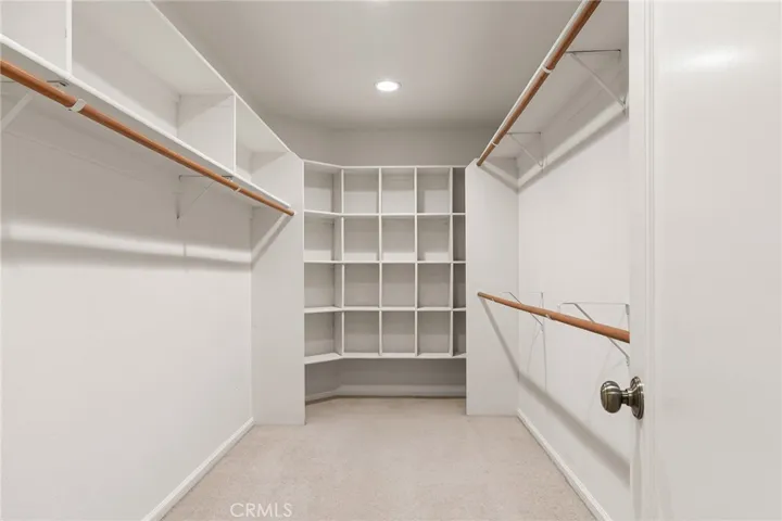 Two massive walk-in closets in Primary