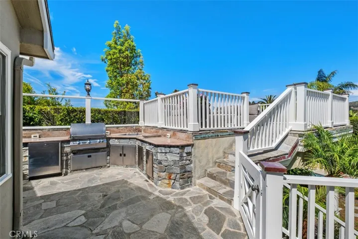 Outdoor cooking area