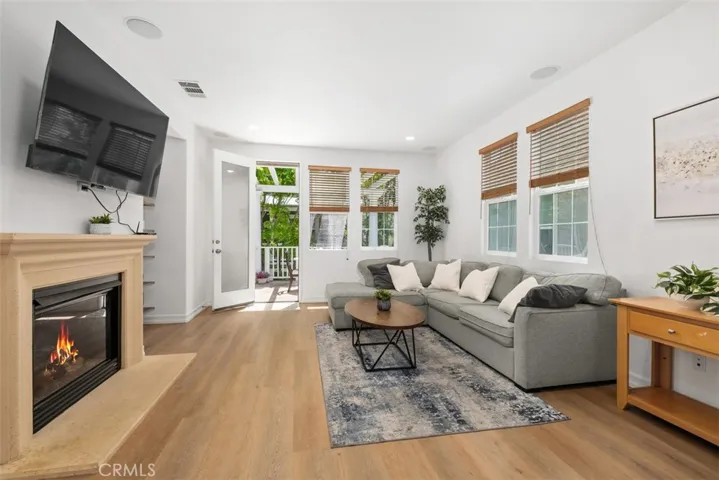 Living room on the second floor