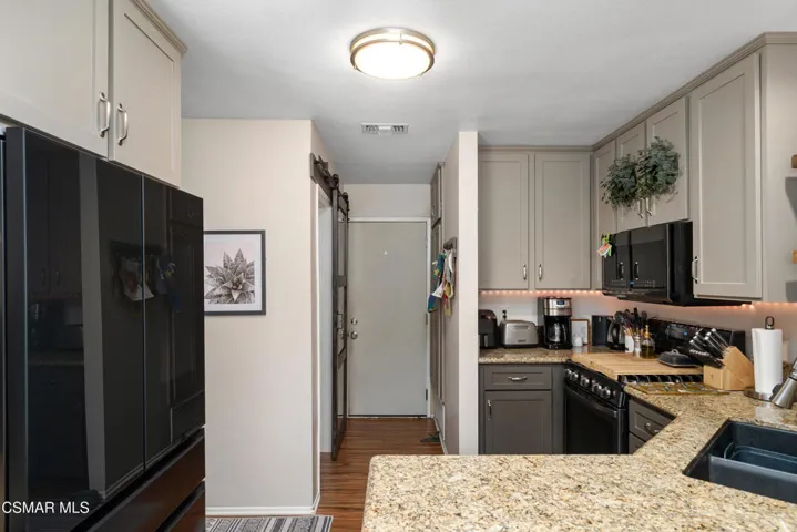 Kitchen to Garage
