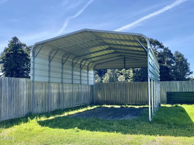 Carport for RV, with connections