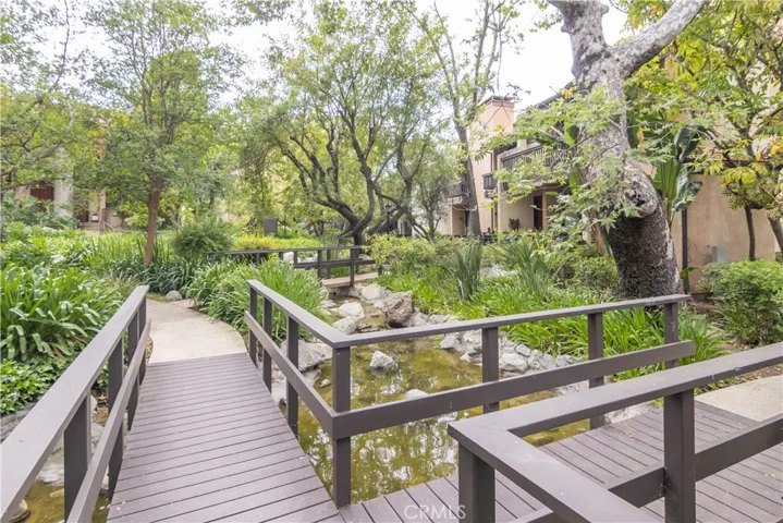 Lush landscaping